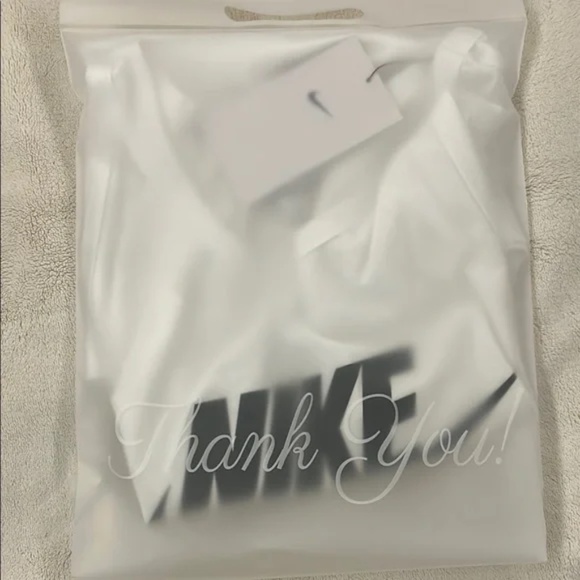 Nike Classic White with Black Logo Tank Top - Picture 6 of 7